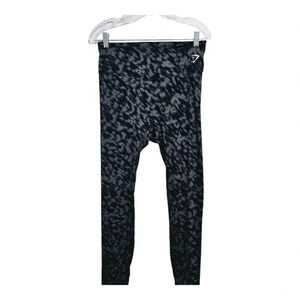 GymShark grey print leggings m/l